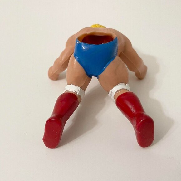 Vintage KO Thumb Wrestler Hulk Hogan WWF WCW Wrestling Toy - Picture 11 of 16